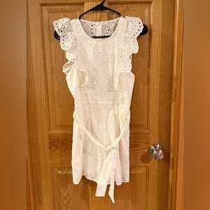 White Eyelet Romper